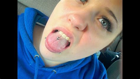 tongue piercing day 2 summary of day one as well youtube