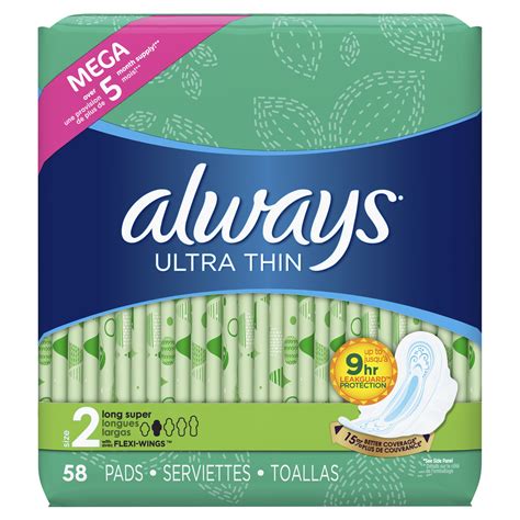 ultra thin size  super pads  wings unscented choose count walmartcom