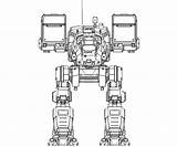 Catapult Mechwarrior Abilities Coloring Pages sketch template