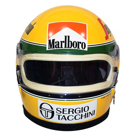 1984 Ayrton Senna Original Bell M1 Replica Toleman Formula 1 Helmet