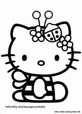 Hello Kitty Face Pages Coloring Printable Getcolorings sketch template