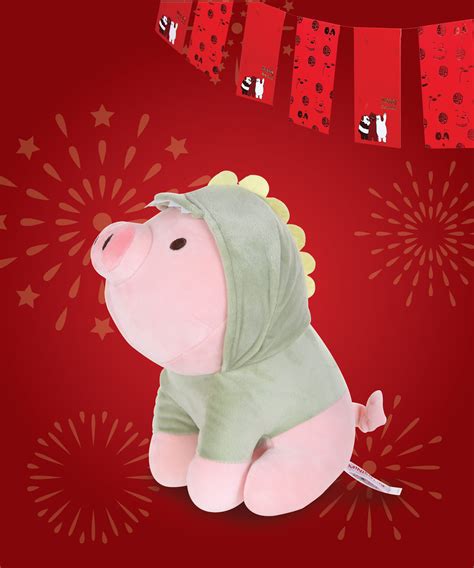 pig plush toy  dinosaur costume   miniso  davao city
