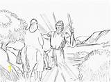 Balaam Donkey Coloring His Moses Bible Study Kids Divyajanani sketch template