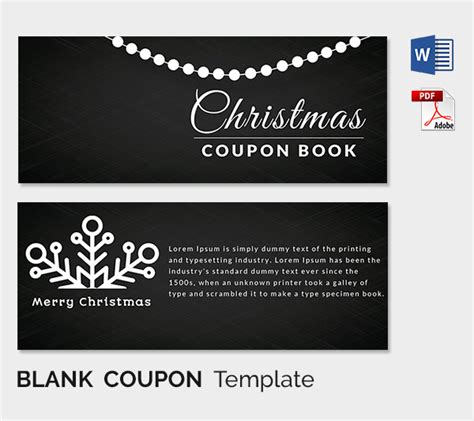 blank coupon templates   psd word eps jpeg format