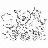 Kite Bike sketch template