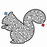 Maze Hard Mazes Difficult Medium Puzzle Squirrel Kids Coloring Pages Puzzles Easy Adults Adult Teens Bestcoloringpagesforkids Red Child Color Diamond sketch template
