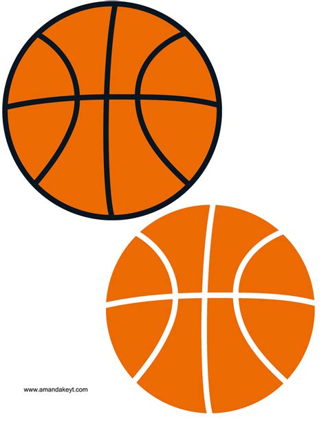 basketball printables clipart