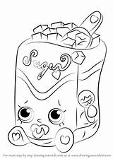 Sugar Draw Shopkins Lump Drawing Step Drawings Learn Paintingvalley sketch template