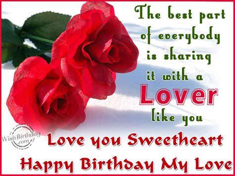 wishing   happy birthday sweetheart birthday wishes happy