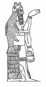 Mesopotamia Mesopotamian Sumerian Marduk Babylonian Pagan Mythology Deuses Cultures Hierophant Gilgamesh sketch template