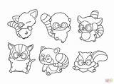 Yoohoo Yoo Hoo Furby sketch template