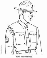 Coloring Pages Army Print Military Popular sketch template
