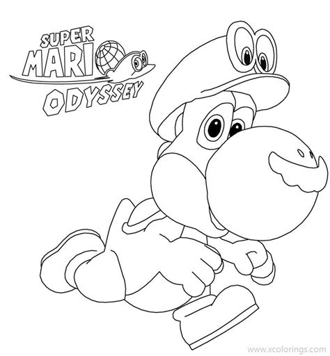 paper mario yoshi coloring pages xcoloringscom
