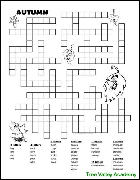 word fill  puzzles printable