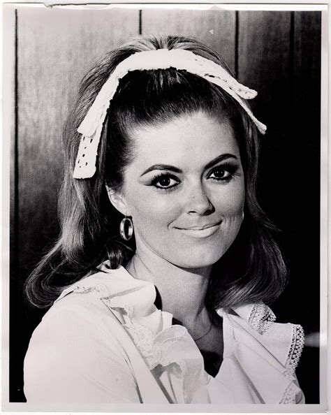 Female Model Ruffle Shirt And Hoop Earrings Vintage 1970s Large Format
