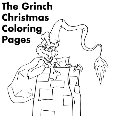 inesyfederico clases coloring pages   grinch  stole christmas