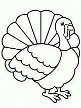 Turkey Coloring Kids Pages sketch template