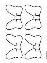 Coloring Pages Bows Printable Recommended Color sketch template