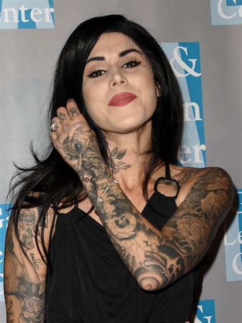 celebrity kat von  tattoos designs