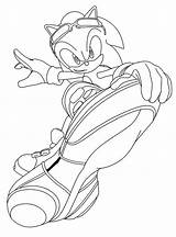 Sonic Riders Hedgehog Lineart Mephiles Ausmalbilder Colouring Ecoloring sketch template