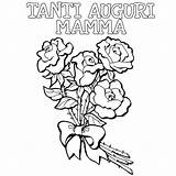 Mamma Auguri Tanti Poesia sketch template