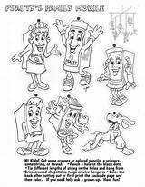 Psalty Kids Coloring Pages Mobile Choose Board Family Singing Shrinky sketch template