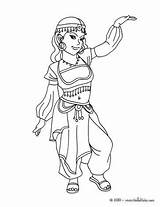 Coloring Pages Arabic Arabe Mujer Princess Getcolorings sketch template