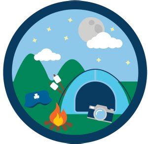 camper discovery badge adventures  lone guiding