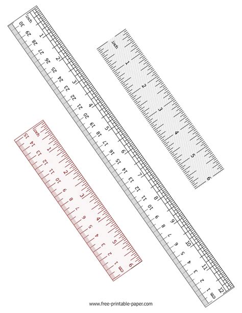 ruler  printable papercom