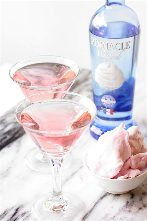 pink cotton candy cocktail recipe  friends  frosting