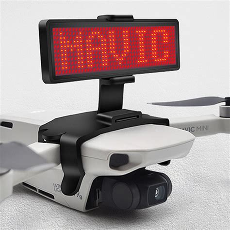 led lamp display screen kit drone body mount  dji mavic mini rc quadcopter  ebay