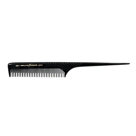 hard rubber  rat tail tease comb hercules sagemann   amelia beauty products