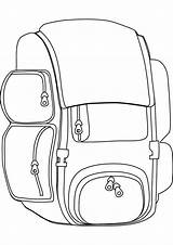 Backpack Coloring Pages Pack Back Printable Book Board Backpacking Drawing Backpacks Colouring Visit Drawings Craft Flannel Sketch Know Kids Choose sketch template