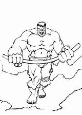 Hulk Coloring Pages Incredible Printable sketch template