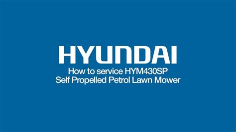service hymsp  propelled petrol lawn mower youtube
