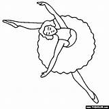 Dancer Coloring Ballerina Ballet Pages Thecolor Online Dancers Dance Popular sketch template