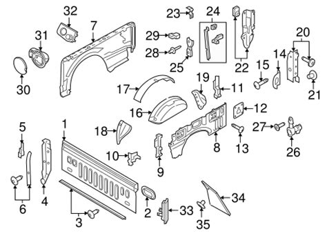 tailgate   ford   super duty oem ford parts