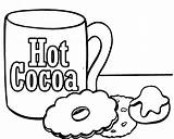 Hot Coloring Cocoa Kids Cliparts Steady Sweet Favorites Add sketch template