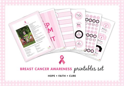 breast cancer awareness printables chickabug