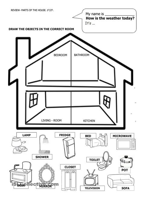 297 best parts of a house and worksheetts images on