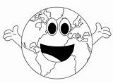 Planeta Terra Sorrindo Sorridente Desenho Compartilhe sketch template