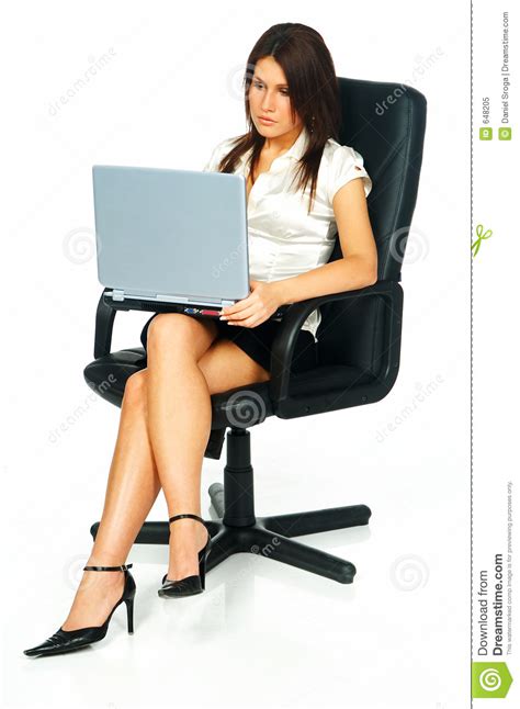 business woman stock image image of boobs chair chica 648205