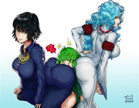 tatsumaki in trouble by thegoldensmurf hentai foundry