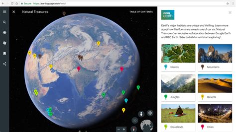 google earth  chrome android  upgraded  guided tours  discovery features