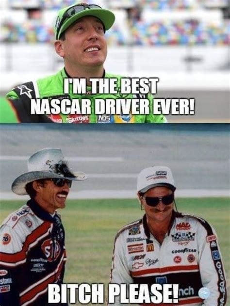 the king and the man know a dumbass when they see one nascar