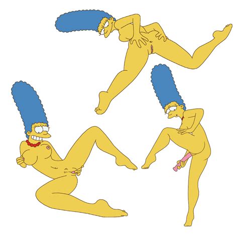 rule 34 ass breasts color dildo female female only human insertion marge simpson masturbation