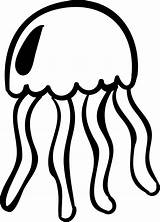 Jellyfish Medusas Pinclipart sketch template