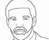 Drake Coloring Rapper Coloringhome Francis Sir Birijus Sketch sketch template