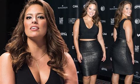 ashley graham shows off her famous curves in a crop top in at forbes
