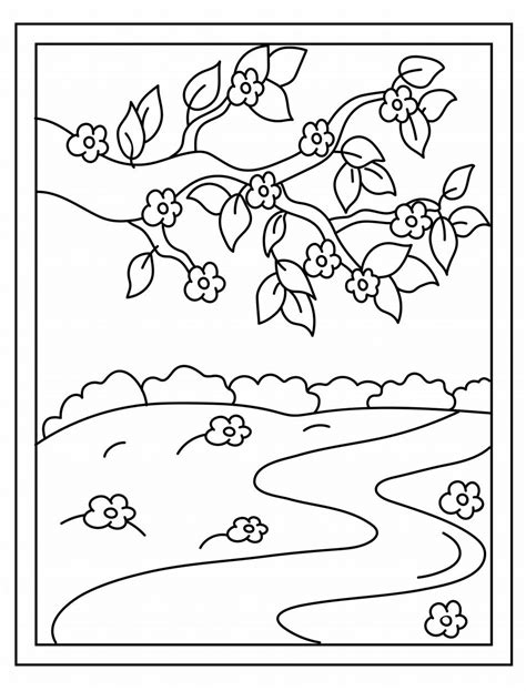 spring themed childrens coloring pages   etsy nederland